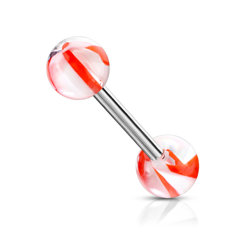 Barbell Acrylic Marble Design Ball - Image 10