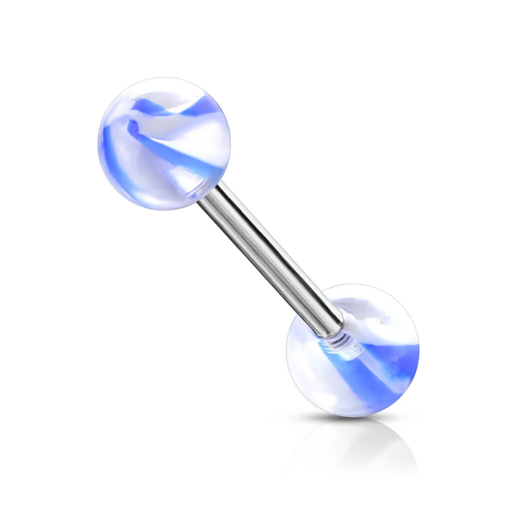 Barbell Acrylic Marble Design Ball - Image 5