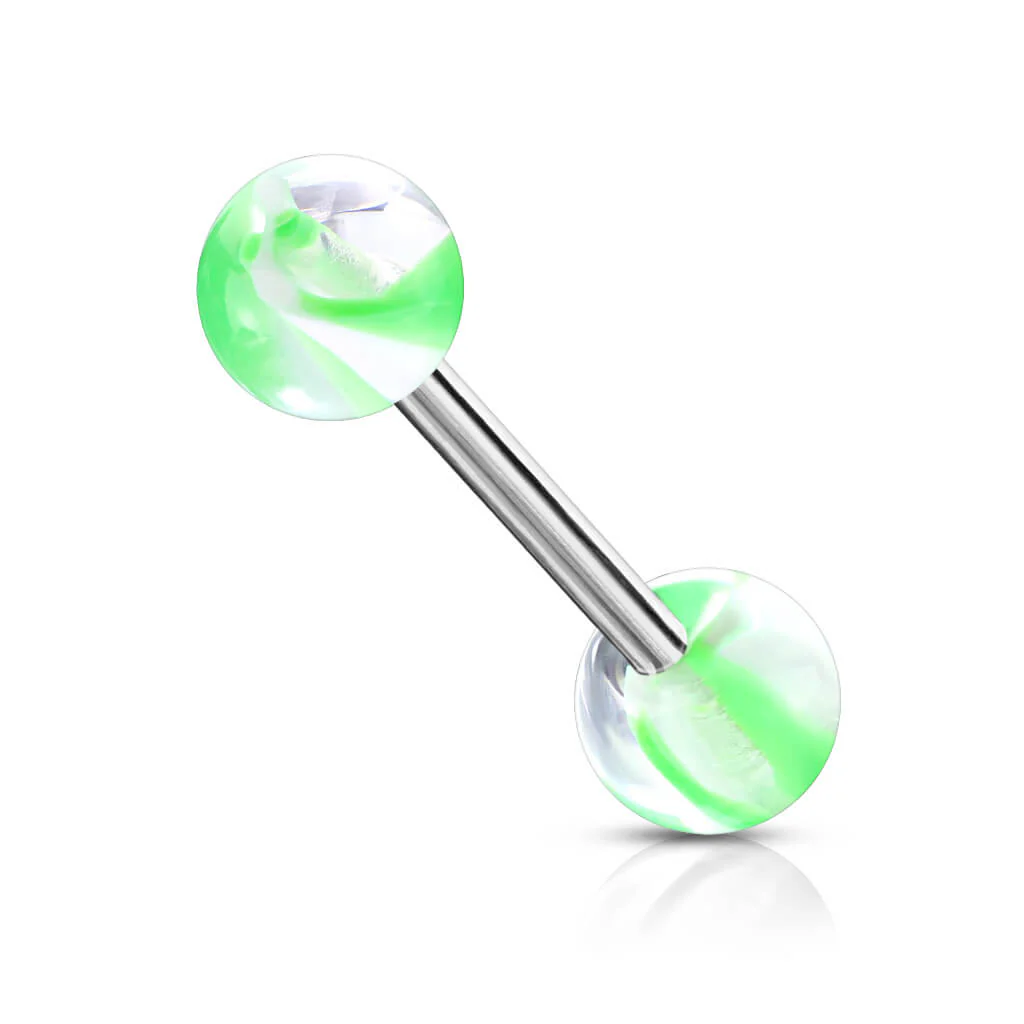 Barbell Acrylic Marble Design Ball - Image 7