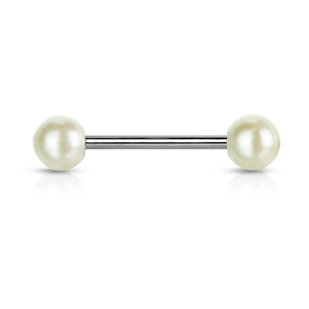 Barbell Acrylic Pearlish Ball - Image 6
