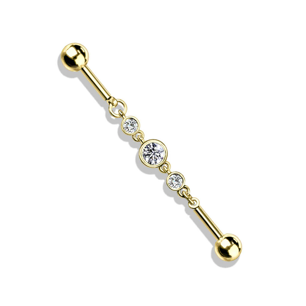 Industrial Barbell 3 Round Zirconia - Image 7