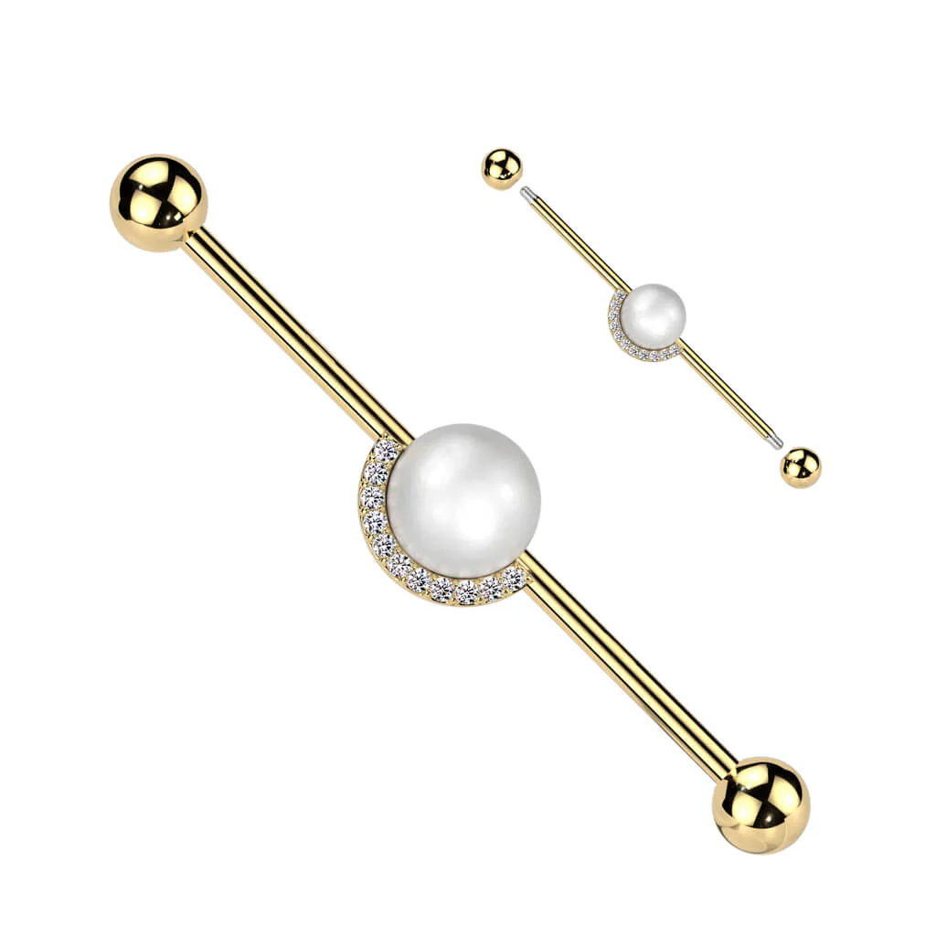 Industrial Barbell pearl ball zirconia - Image 3