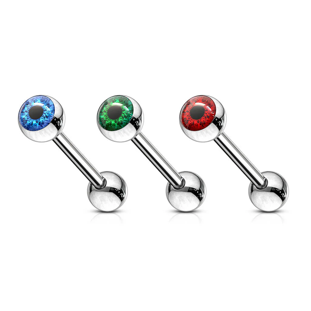 Tongue Barbell Ball Eye - Image 5