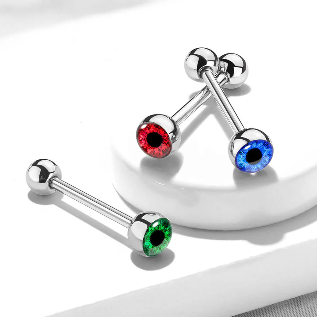 Tongue Barbell Ball Eye - Image 7