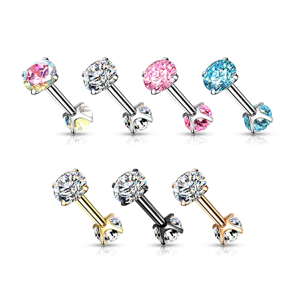 Barbell Ball 2 Zirconia Internally Threaded - Image 5