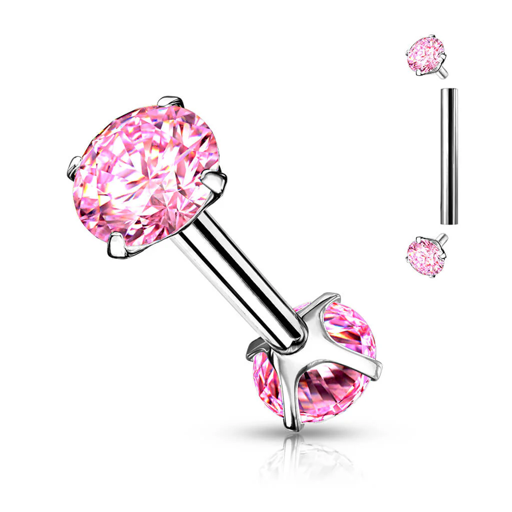 Barbell Ball 2 Zirconia Internally Threaded - Image 6