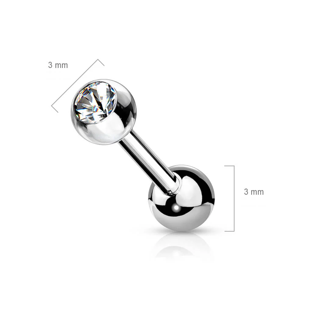 Barbell Ball Zirconia Internally Threaded - Image 2