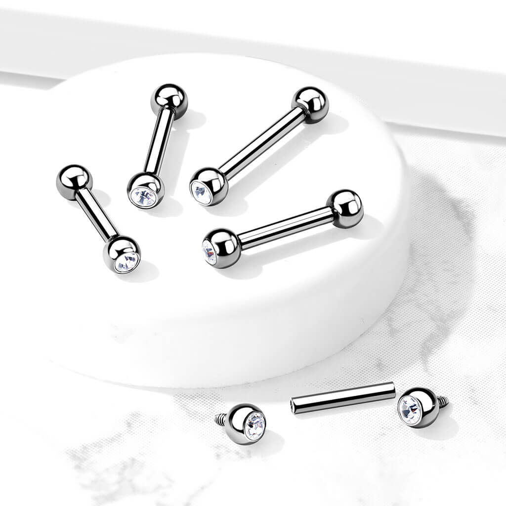 Barbell Ball Zirconia Internally Threaded - Image 4