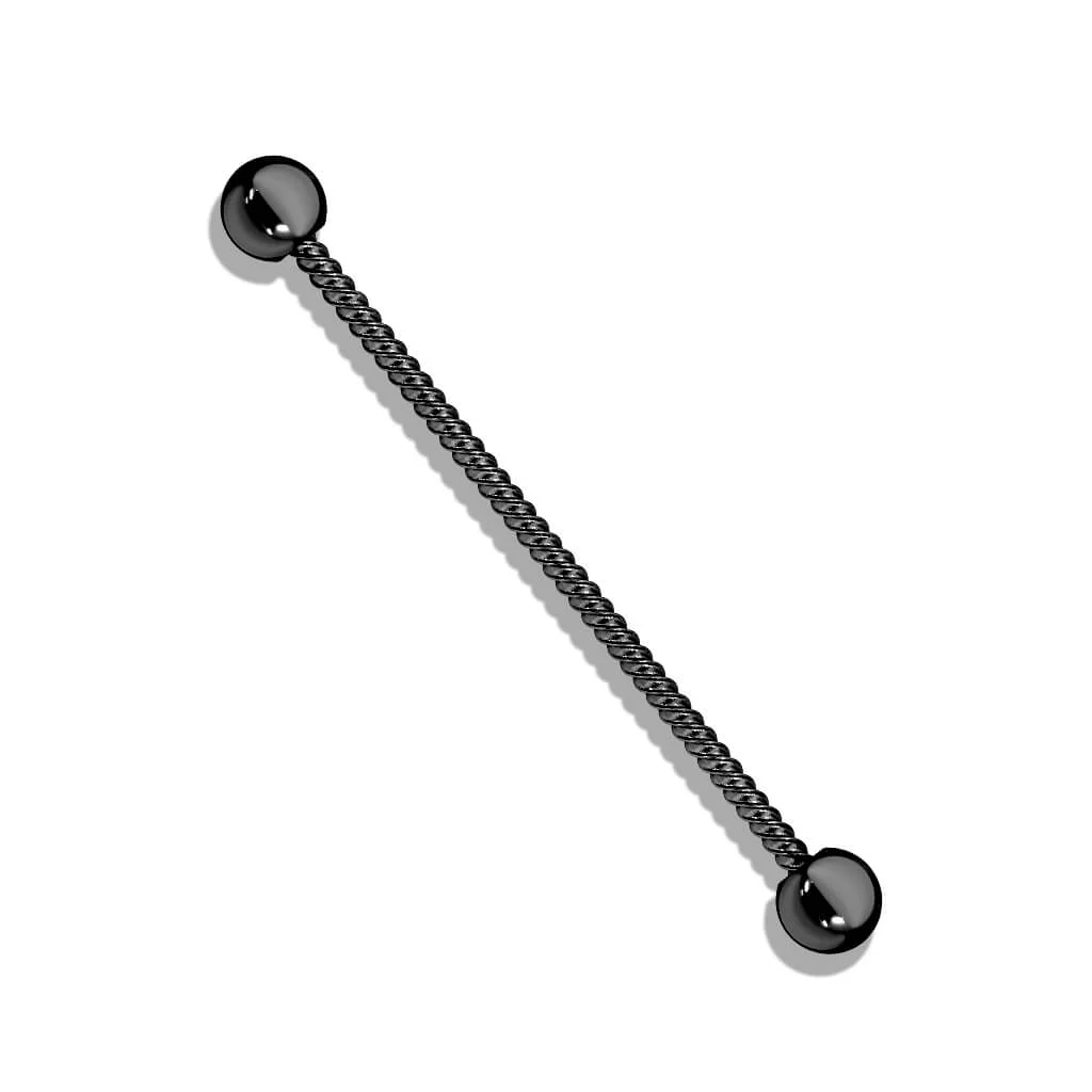 Industrial Barbell Ball Silver Rope - Image 4