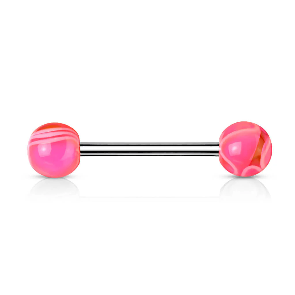 Barbell Acrylic Marble Ball - Image 8