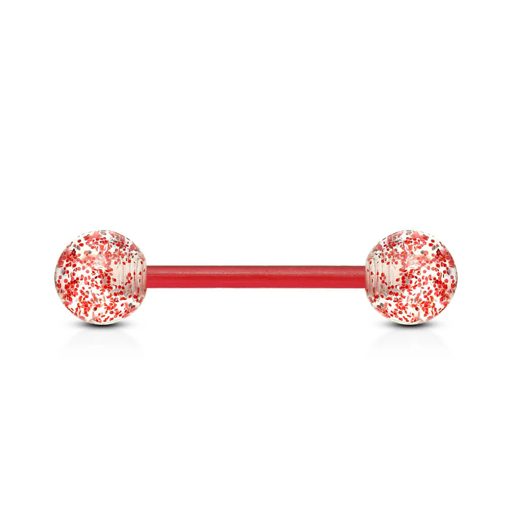 Barbell Acrylic Ultra Glitter Ball - Image 11