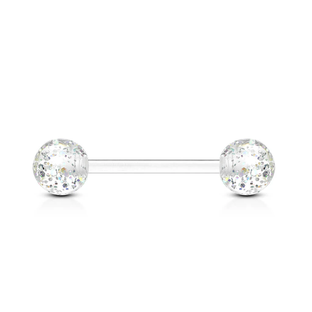 Barbell Acrylic Ultra Glitter Ball - Image 6