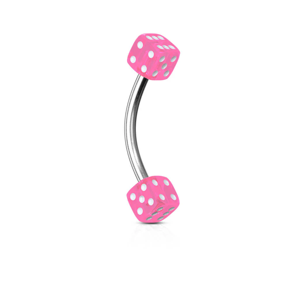 Eyebrow Piercing Acrylic Dice - Image 7