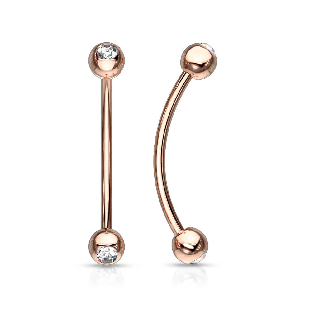 Curved Barbell Ball Zirconia - Image 11