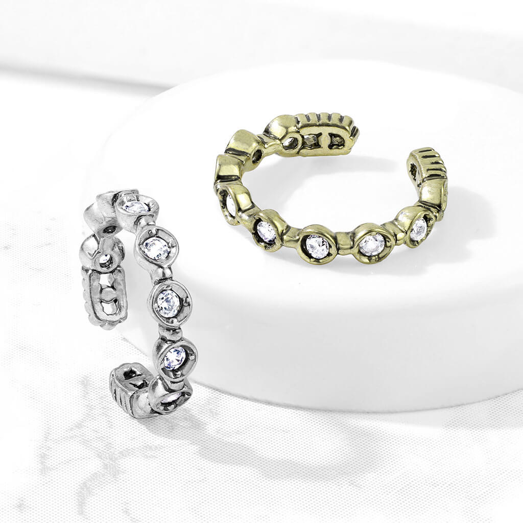 Earcuff Ear Cuff 9 Zirconia Bendable - Image 7