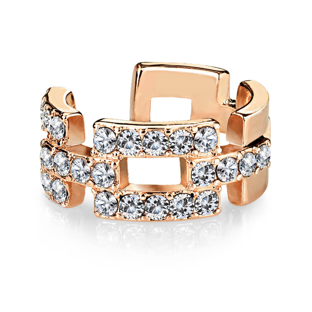 Earcuff Ear Cuff Square Zirconia Bendable - Image 8