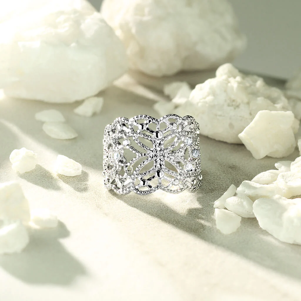 Earcuff Ear Cufff Butterfly Silver Zirconia Bendable - Image 5
