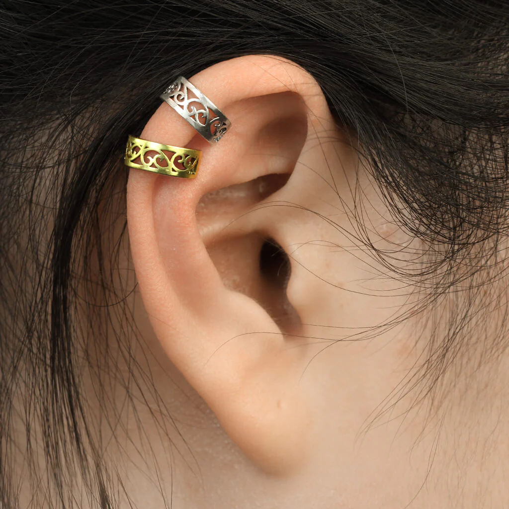 Earcuff Ear Cuff Heart Bendable - Image 6