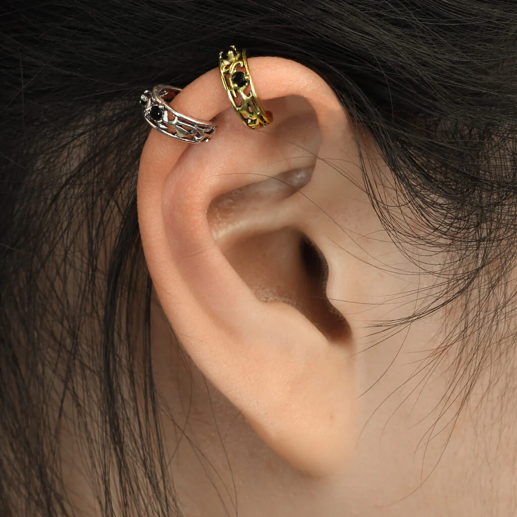 Earcuff Ear Cuff Zirconia Bendable - Image 6