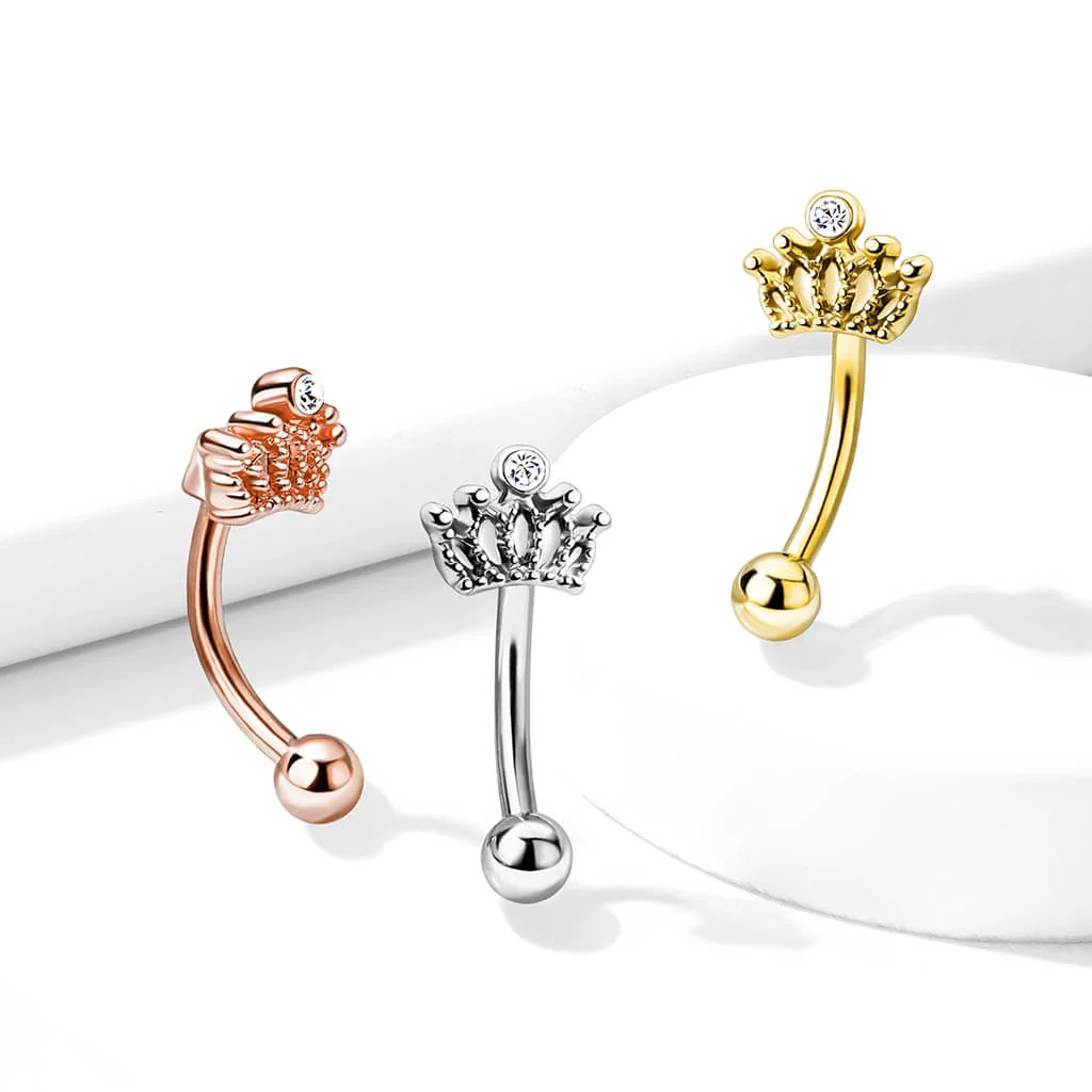 Eyebrow Piercing Crown Zirconia - Image 7