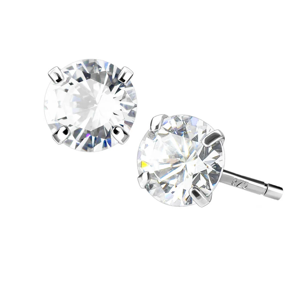 Silver 925 Silver Round Zirconia - Image 2