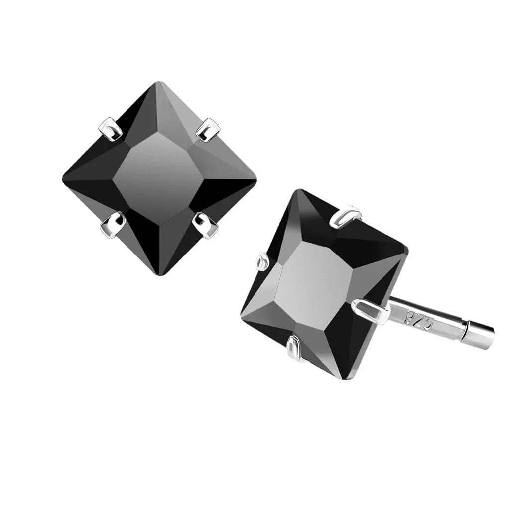 Silver 925 Silver Square Zirconia - Image 2