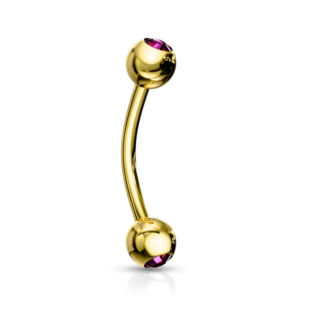 Eyebrow Piercing Ball Zirconia - Image 3