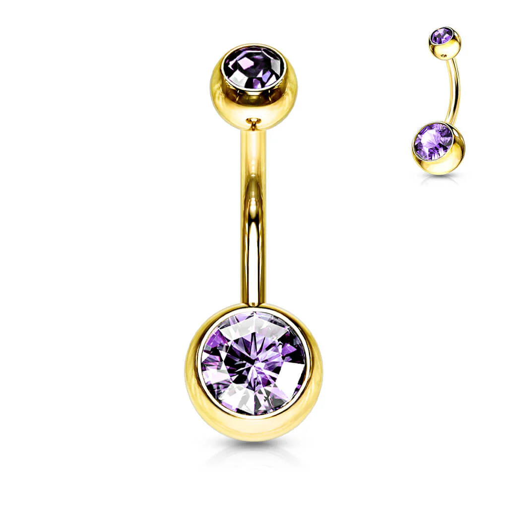 Belly Button Piercing Zirconia Ball - Image 14