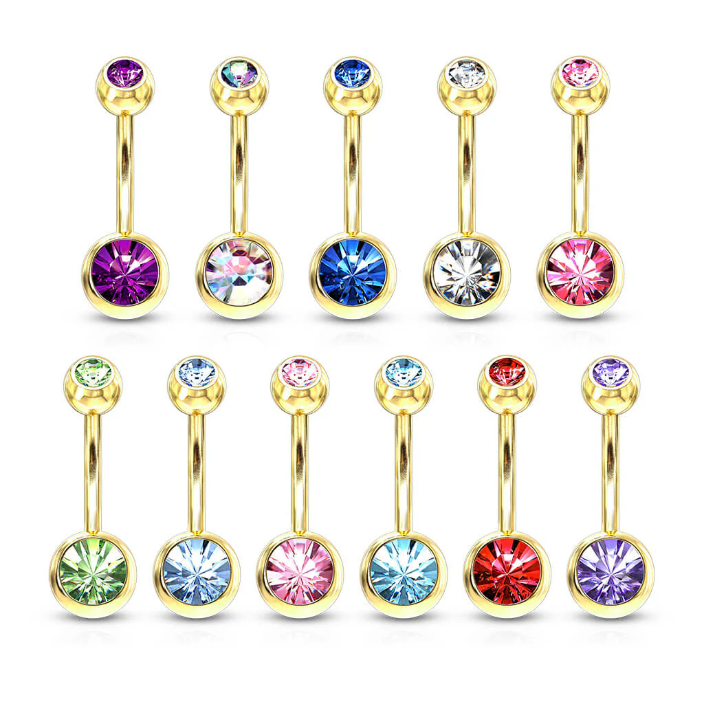 Belly Button Piercing Zirconia Ball - Image 3
