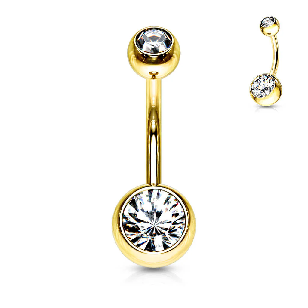 Belly Button Piercing Zirconia Ball - Image 4
