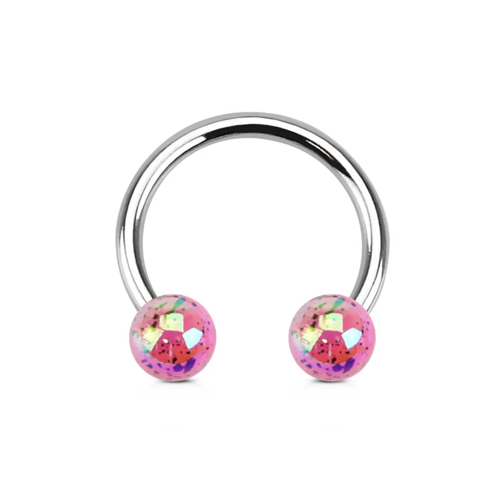 Horseshoe Acrylic Glitter Ball - Image 5