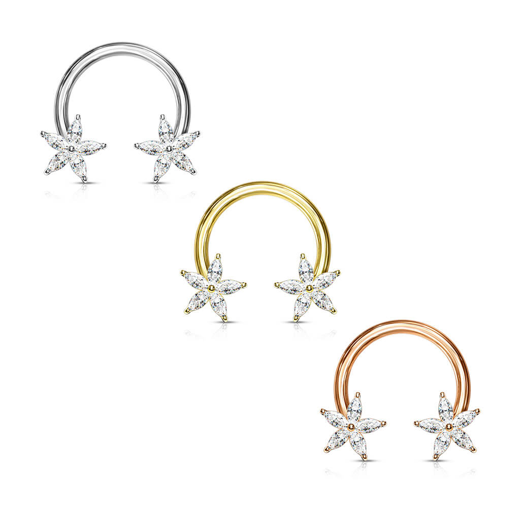 Horseshoe Flower Zirconia - Image 5