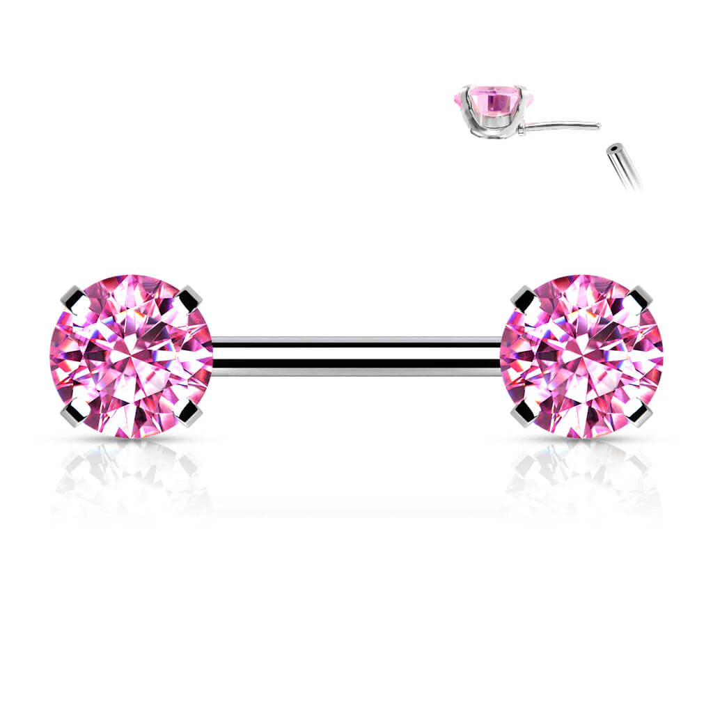 Nipple Piercing Zirconia Push-In - Image 9