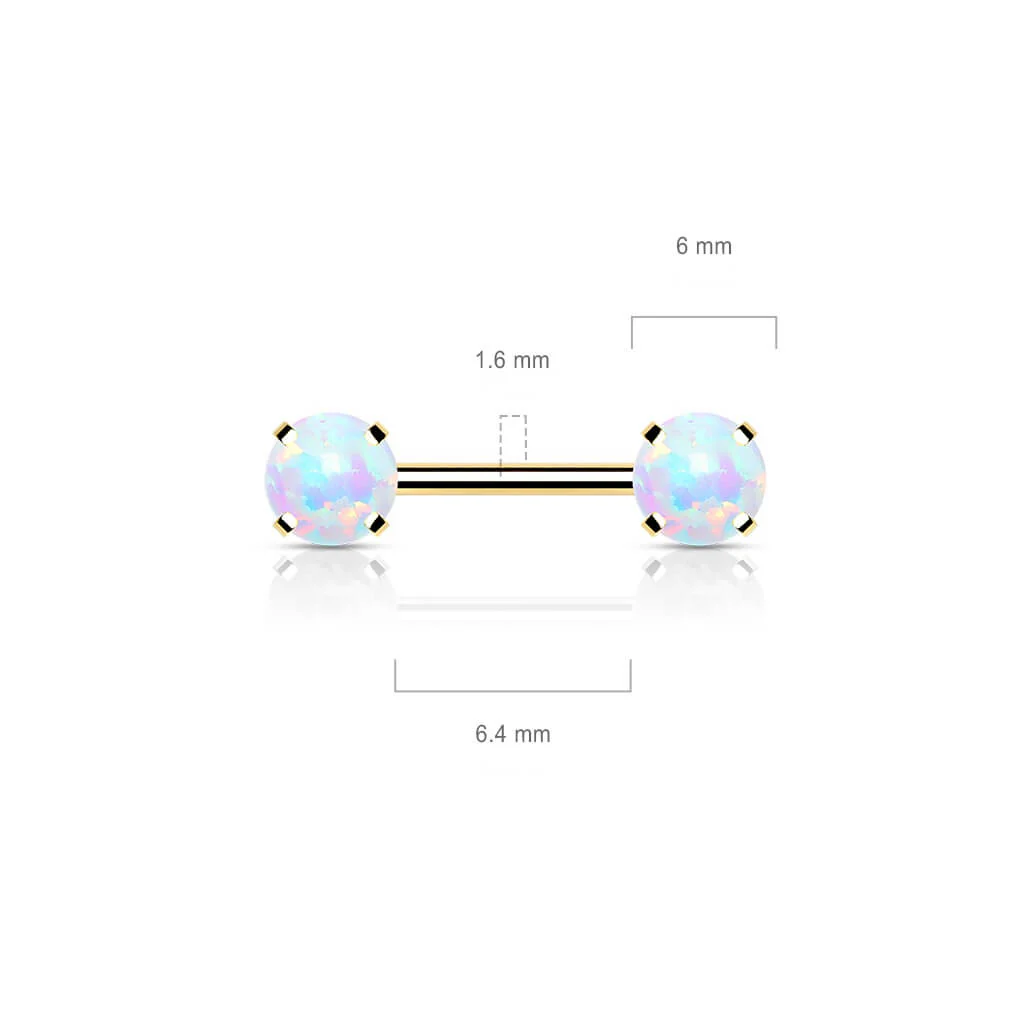 Nipple Piercing Opal Push-In - Image 3