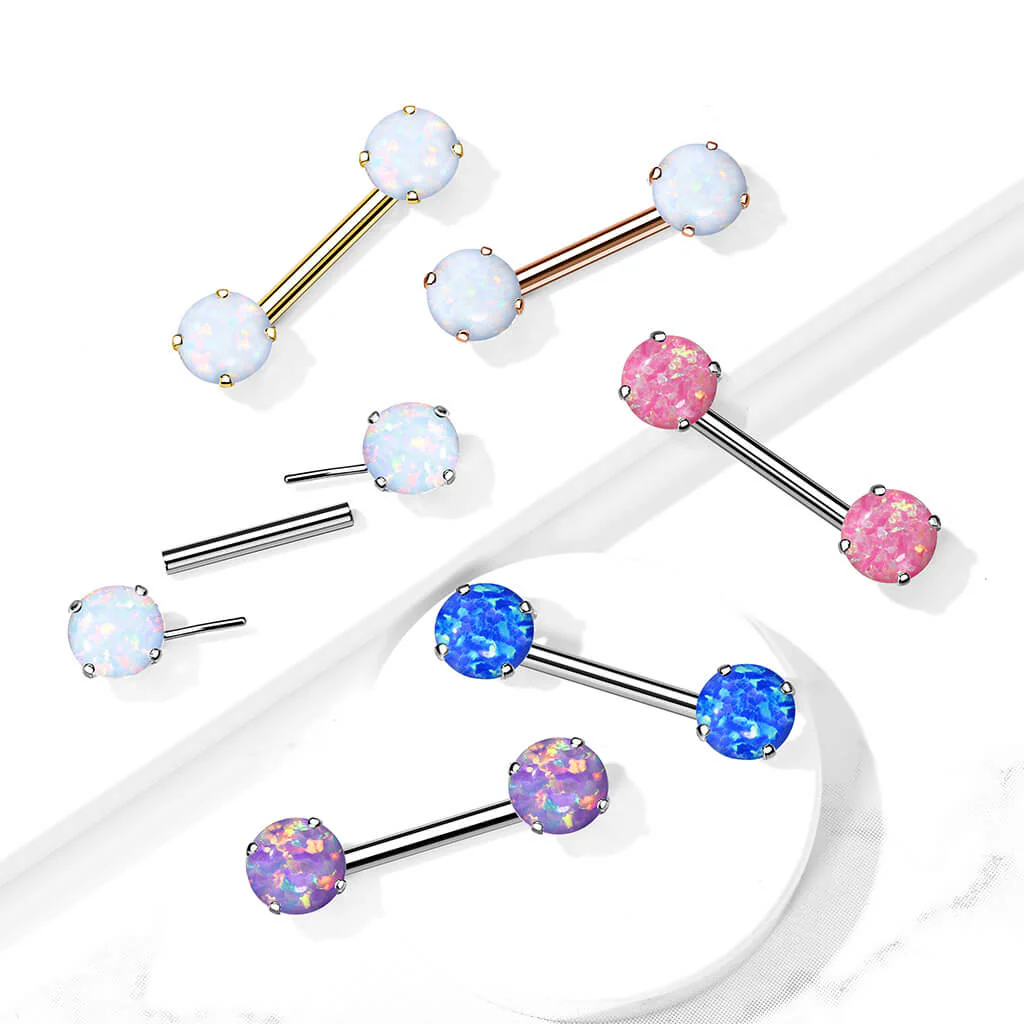 Nipple Piercing Opal Push-In - Image 7