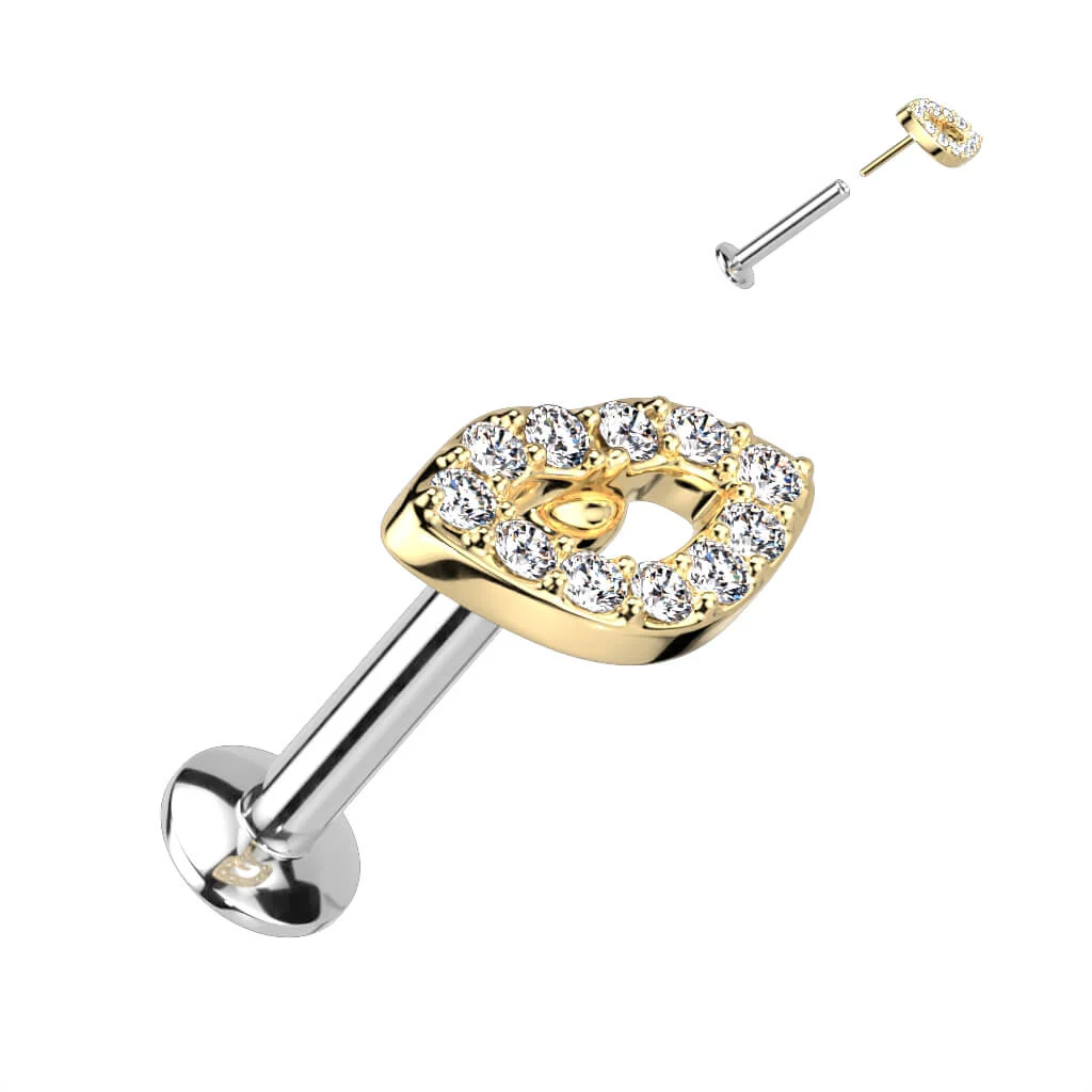 Labret Lip Zirconia Push-In - Image 4