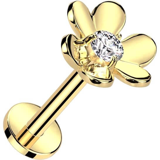Labret flower zirconia Push-In - Image 4