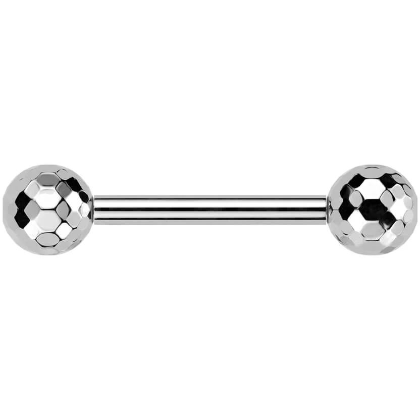 Titanium Barbell multi-faceted ball Push-In - Image 6