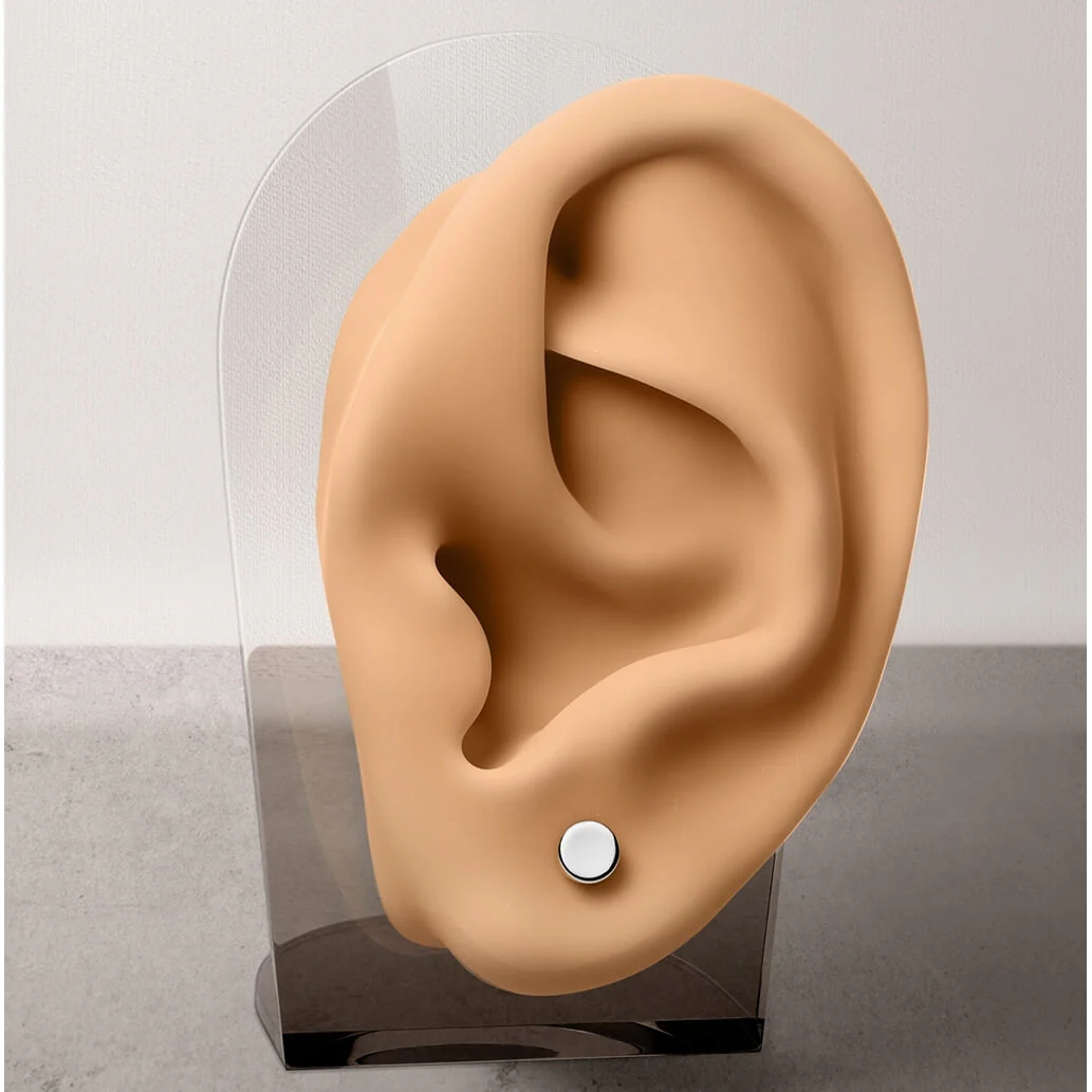 Titanium Round Flat Silver - Image 4