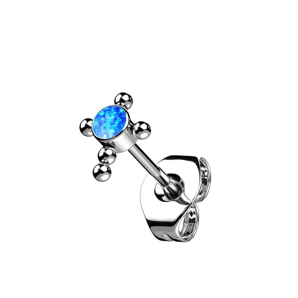 Titanium Cross Zirconia Opal Silver - Image 6
