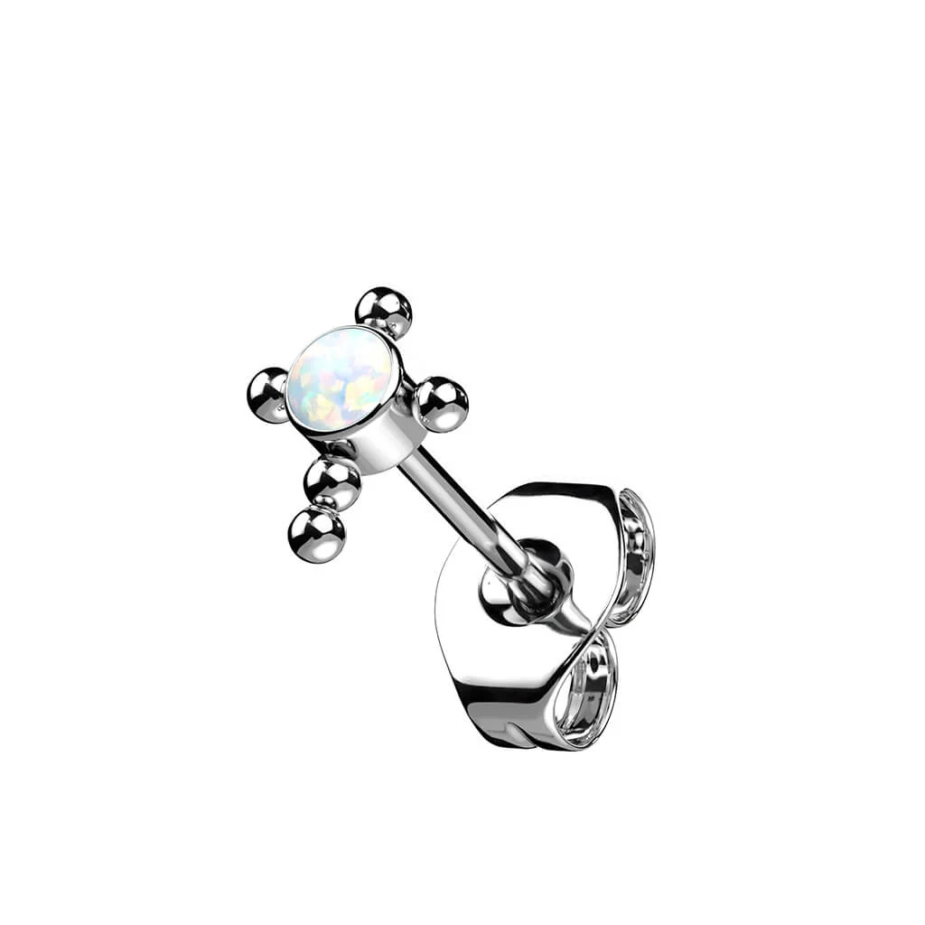 Titanium Cross Zirconia Opal Silver - Image 7