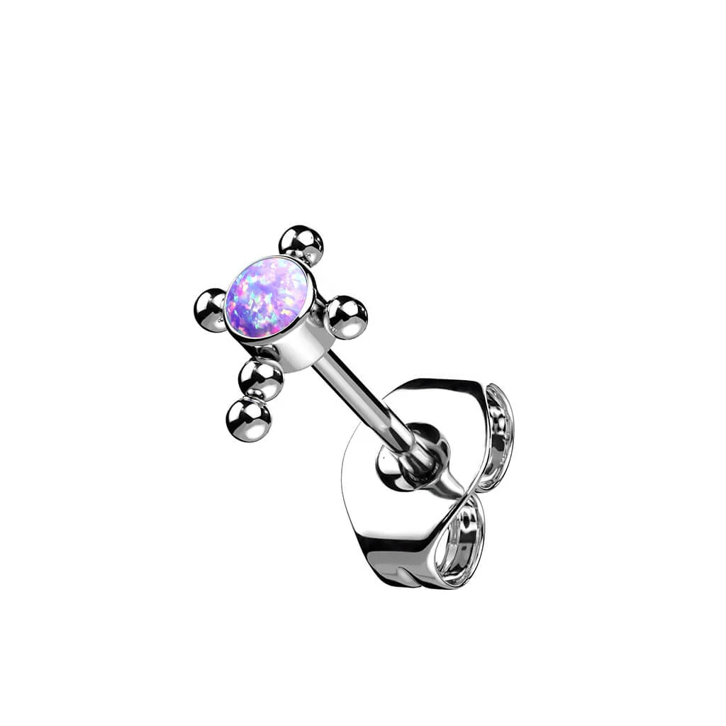 Titanium Cross Zirconia Opal Silver - Image 9