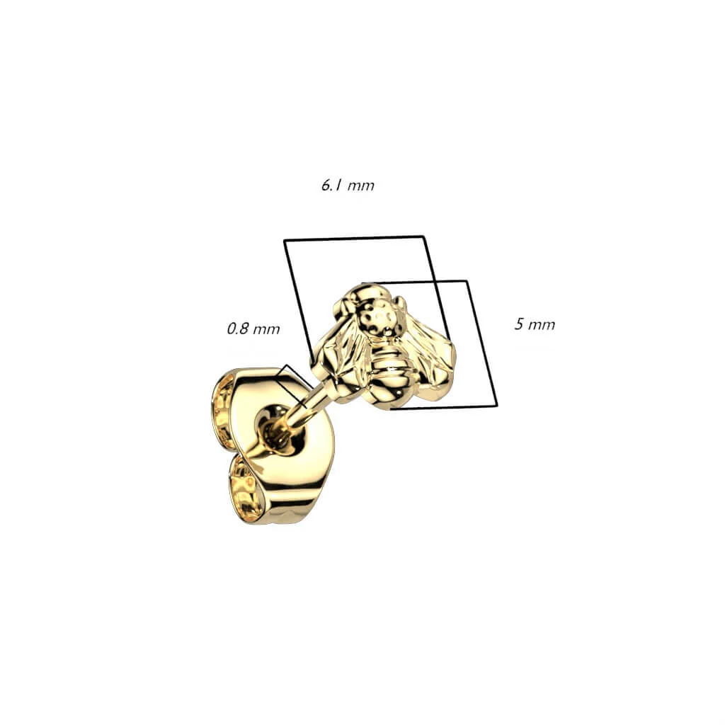 Titanium Bee Gold Silver - Image 3