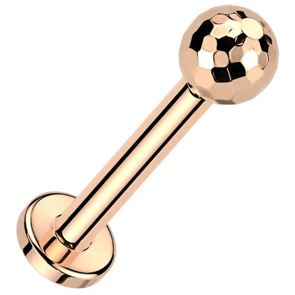 Titanium Labret multi-faced ball Push-In - Image 5