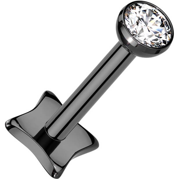 Labret bezel setting zirconia Push-In - Image 4
