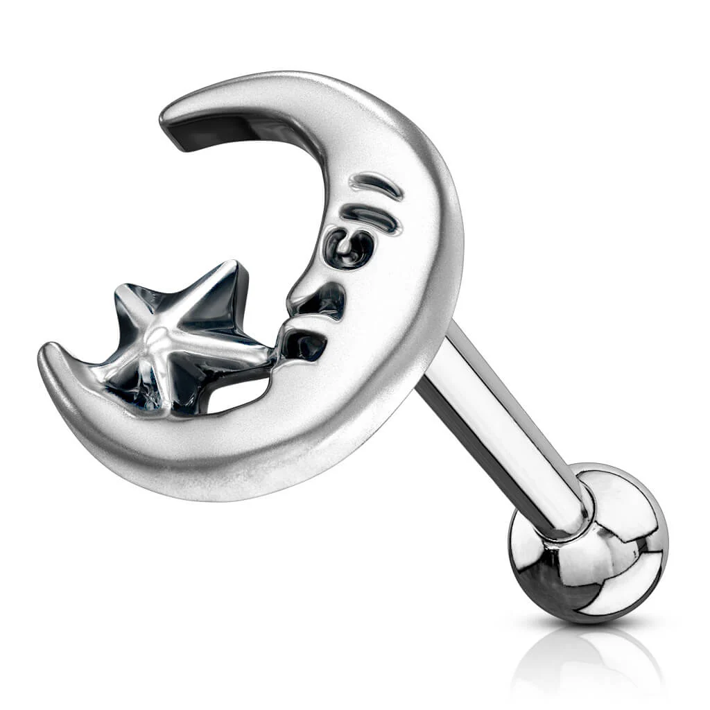 Barbell Moon Silver - Image 3