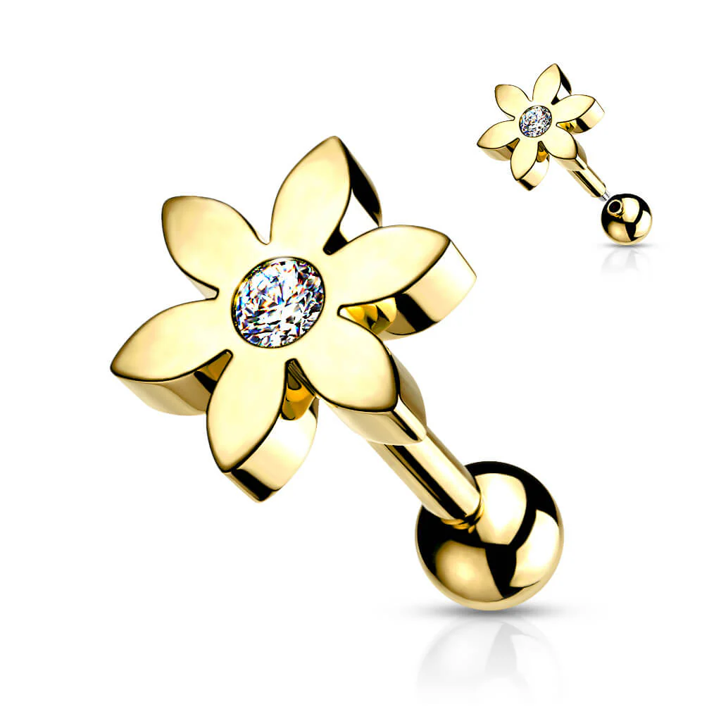 Barbell Flower Zirconia - Image 2