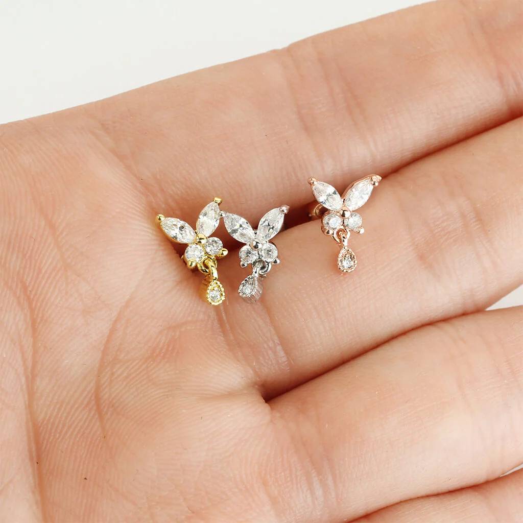 Barbell Butterfly Zirconia - Image 5