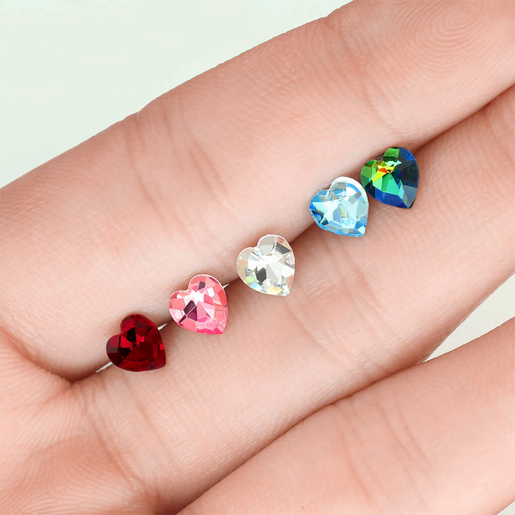 Barbell Heart Zirconia Silver - Image 5