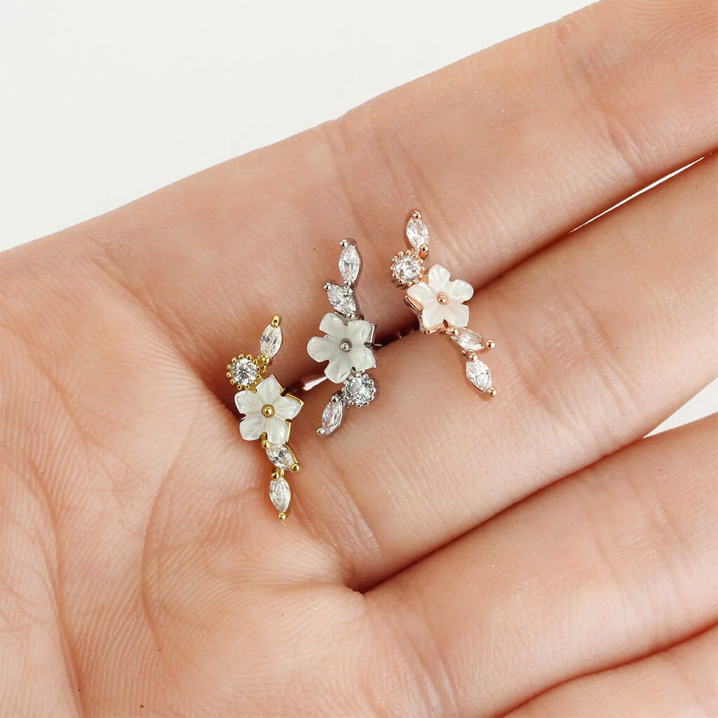 Barbell Flower Zirconia - Image 5